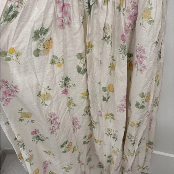 Petal and Pup Reverie Smocked Maxi Dress in Purple Ditzy Floral Size Medium - Picture 10 of 12